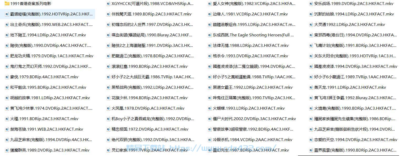 [影视] 【香港】经典电影合集-170部（未删减版本）